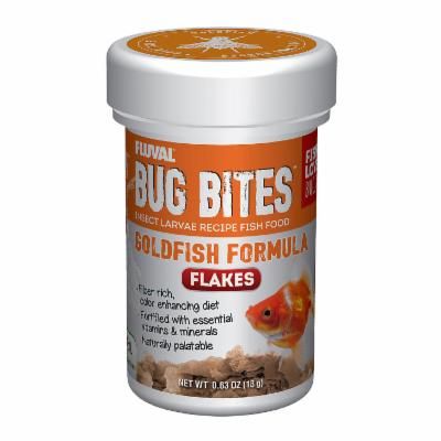 Fluval Bug Bites Insect Larvae Tropical Fish Flake 18g
