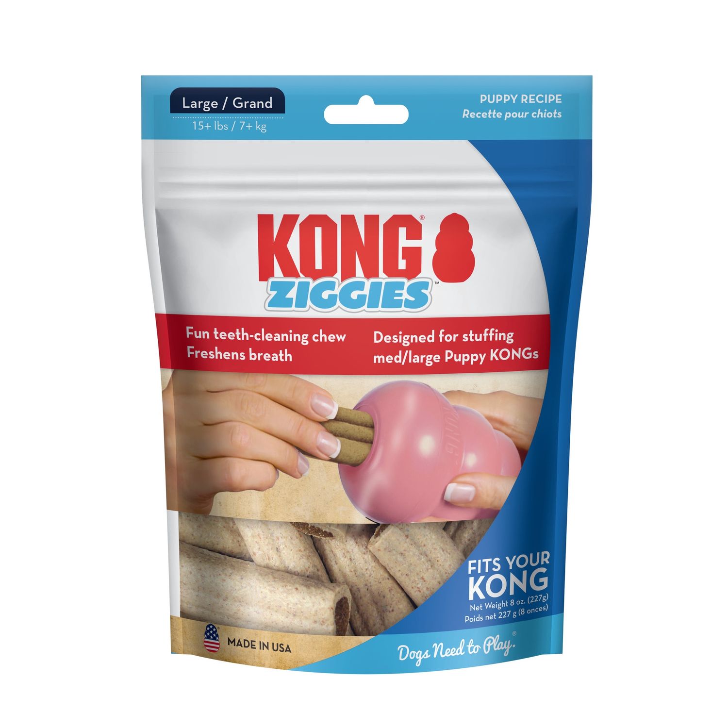 KONG Ziggies Puppy Treats Large