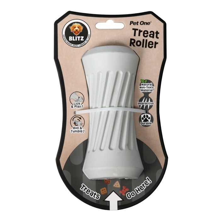 Blitz Rubber Treat Roller Grey M