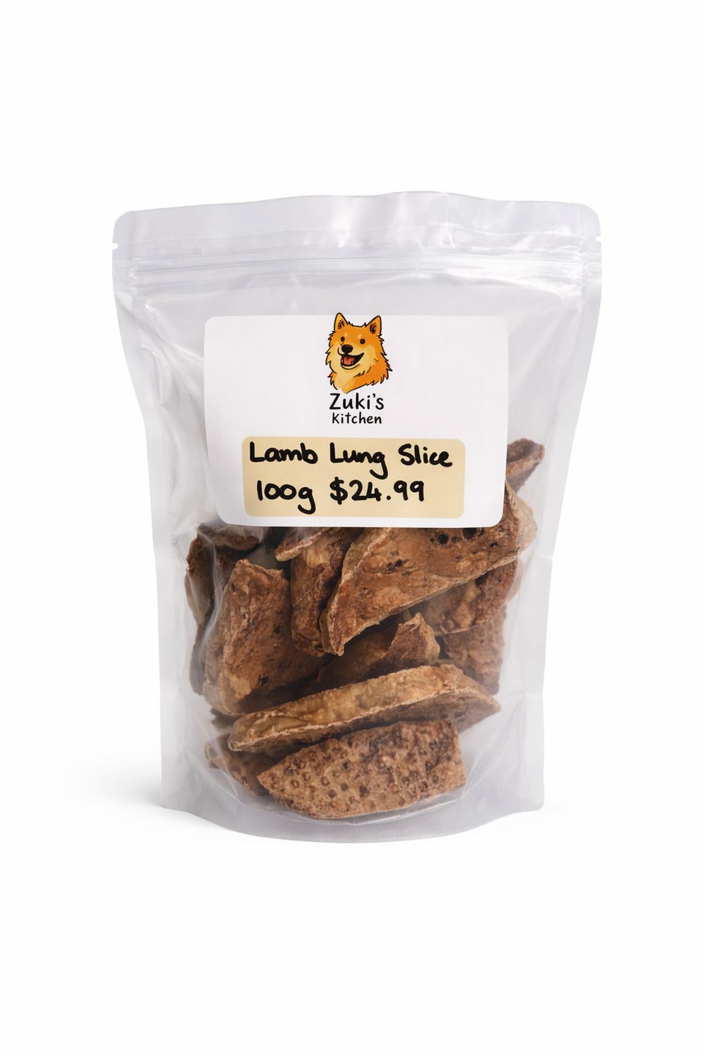 Zuki's Kitchen Lamb Lung Slice 100g