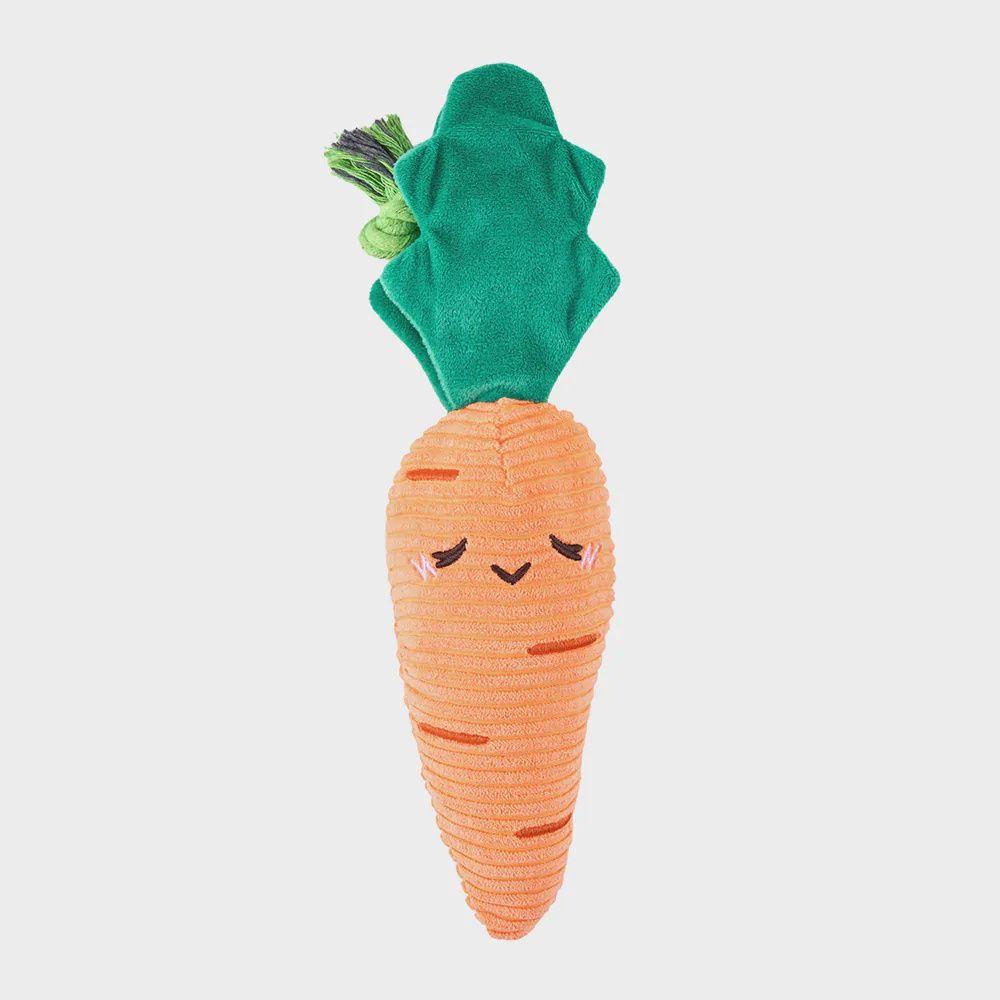 ZippyPaws Crinkle Crops - Carrot