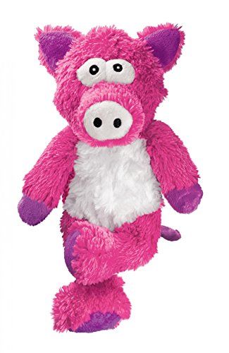 KONG Cross Knots Pig Toy, Medium/Large Multi-Colored