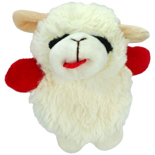 Multipet Mini Lamb Chop with Crinkle Dog Toy  X-Small