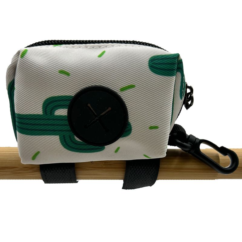 Latched Poop Bag Holder - Cacti