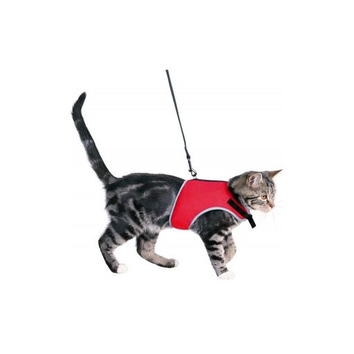 Trixie Soft Cat Harness With Lead 1.2m 24-42cm
