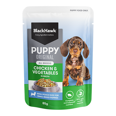 BlackHawk Puppy Wet Chicken, Size: 85g