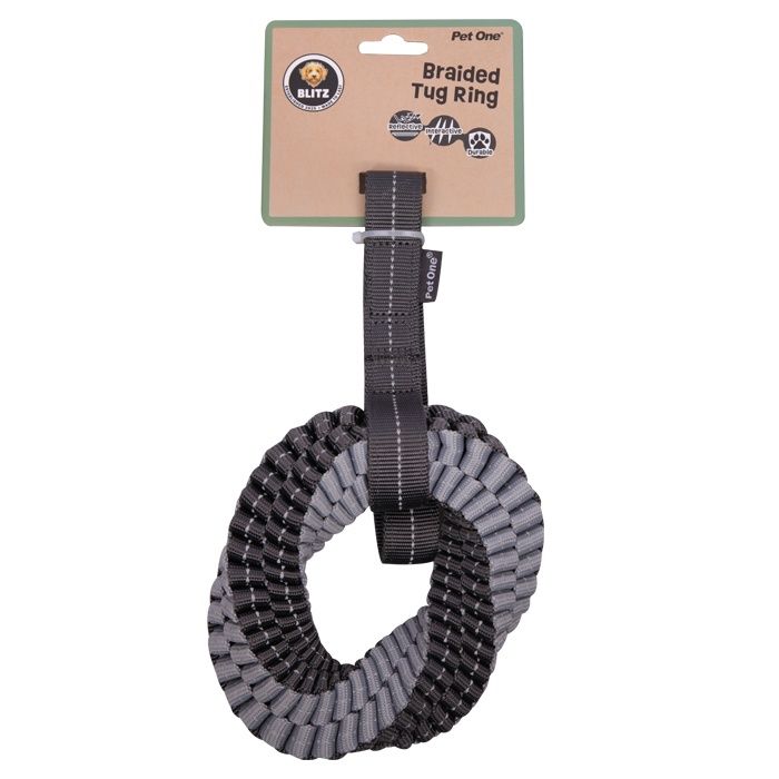 Blitz Medium Braided Tug Ring with Strap