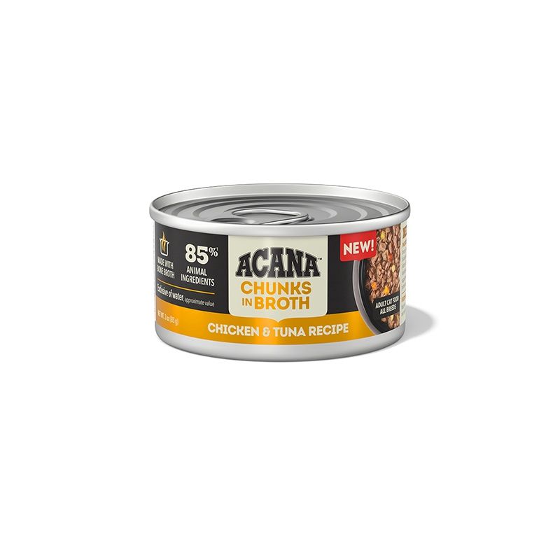 ACANA Chunks in Broth Chicken &amp; Tuna Recipe - Wet Cat Food