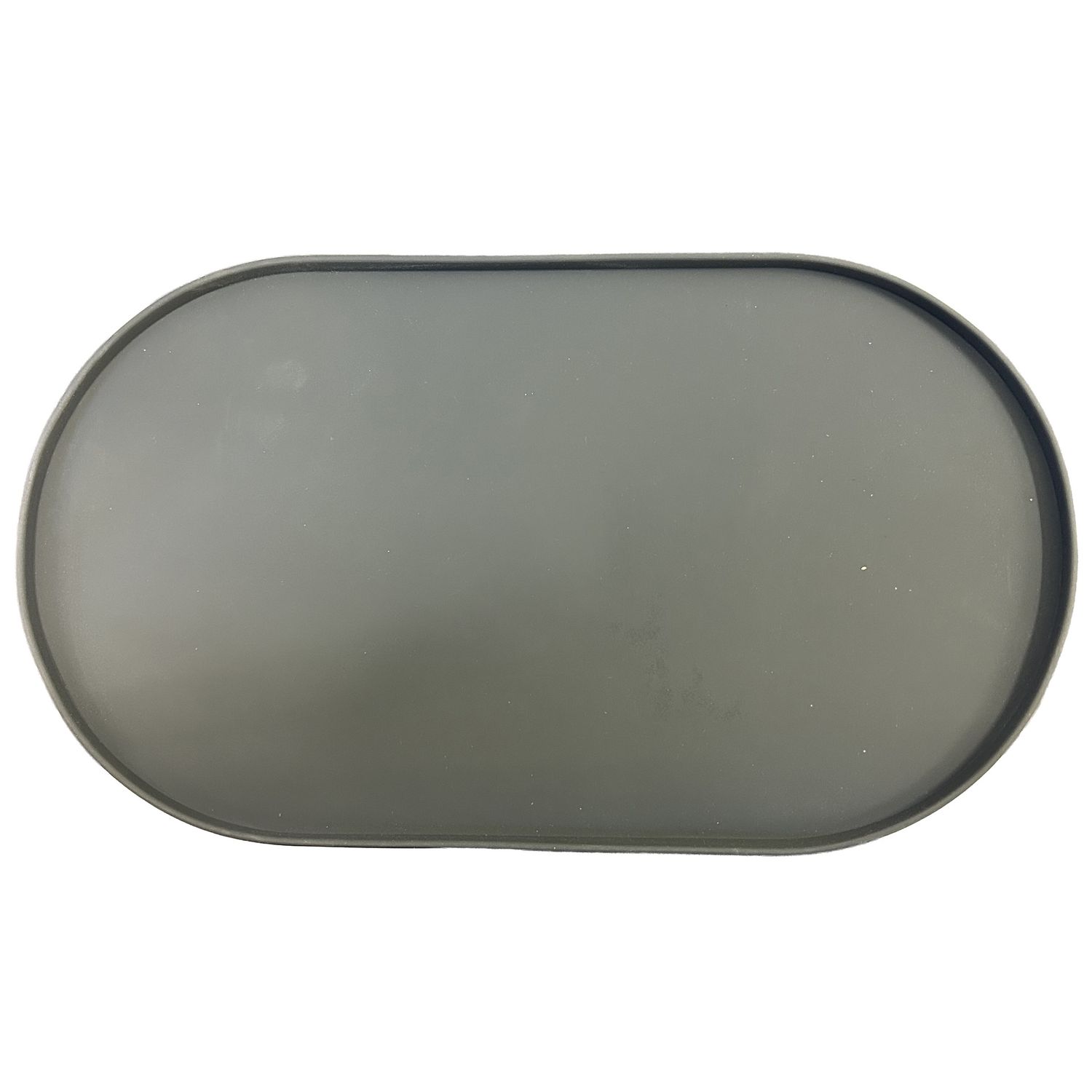 Waggin Tails Silicone Ellipse Mat - Dark Grey 45x25cm