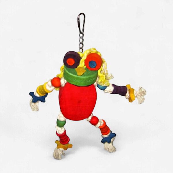 A&amp;E Silly Wooden Frog 30cm