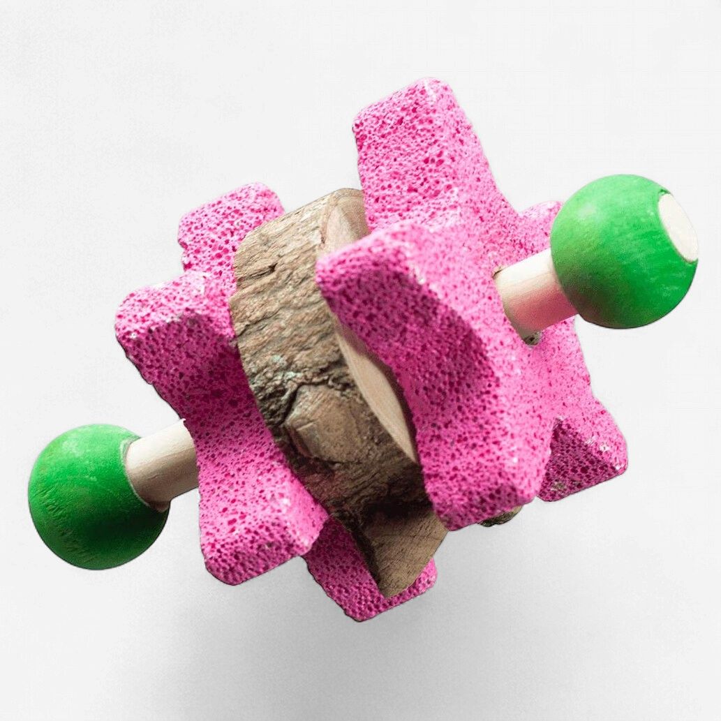 A&amp;E Star Pumice Dumbbell 13cm