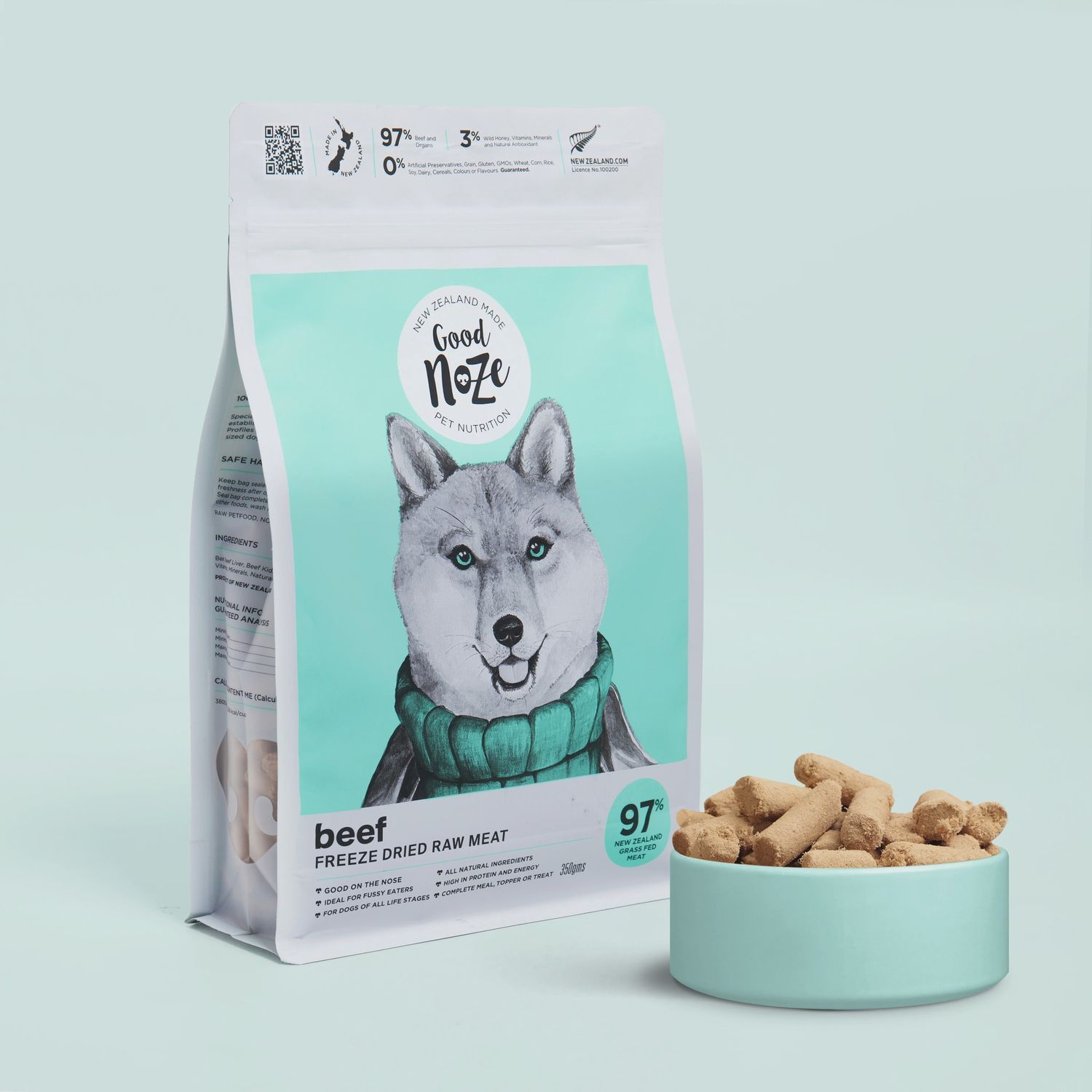 Hiro Beef Freeze Dried Dog Food 350g
