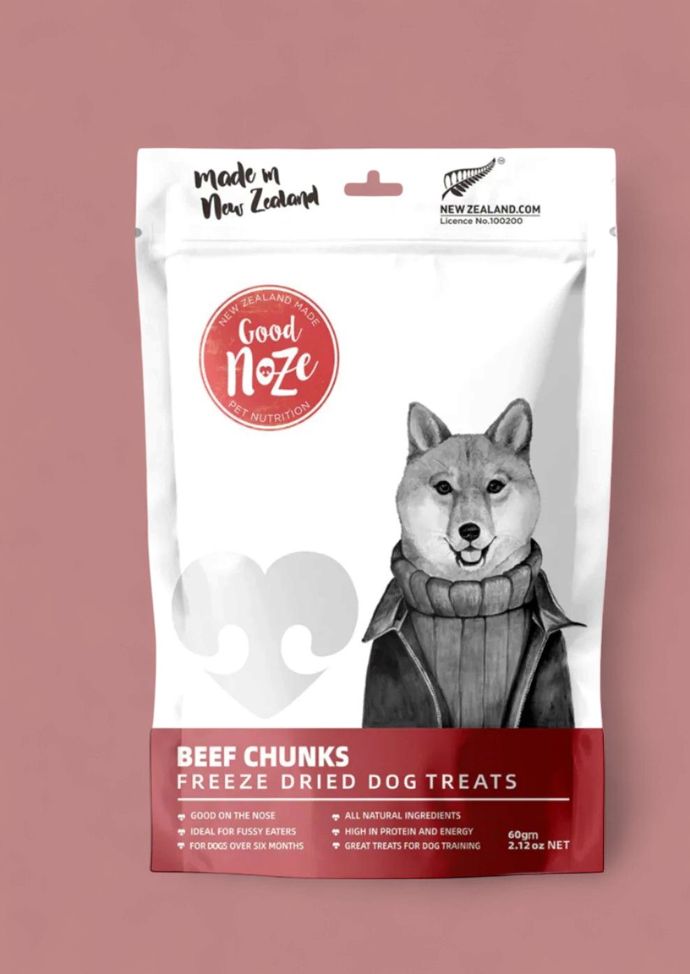 Beef Chunks Dog Treats 60g