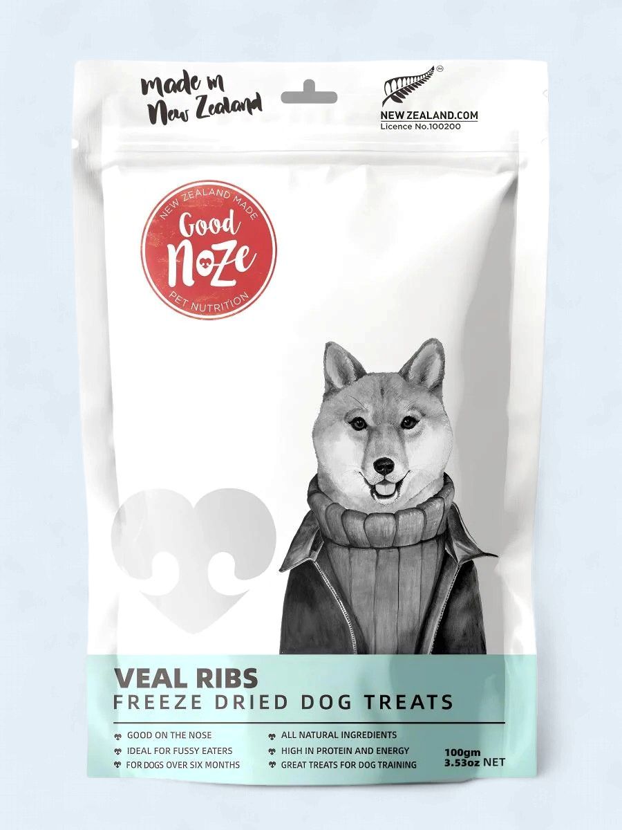 Freeze Dried Veal Ribs 100g