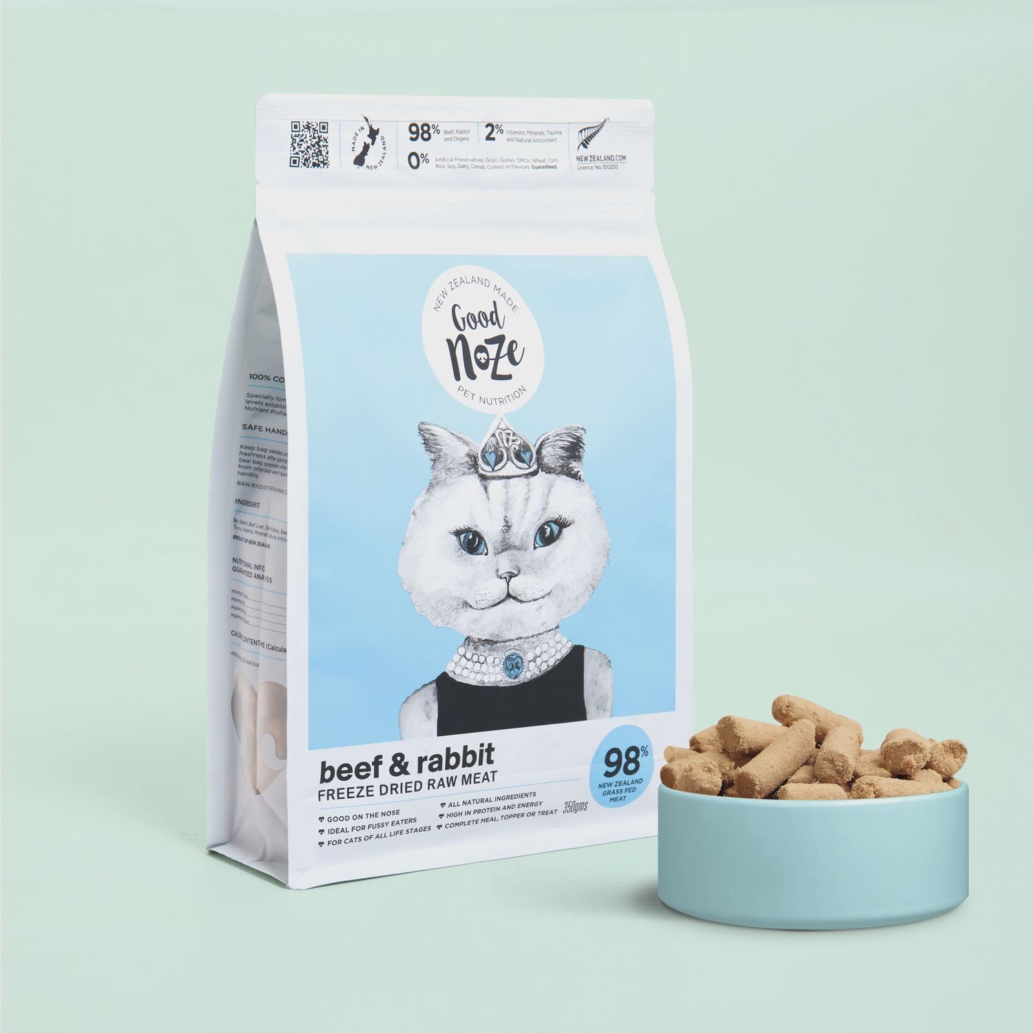 Audrey Beef &amp; Rabbit Freeze Dried Cat Food 350g