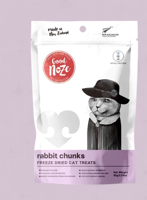 Rabbit Chunks Cat Treats 65g