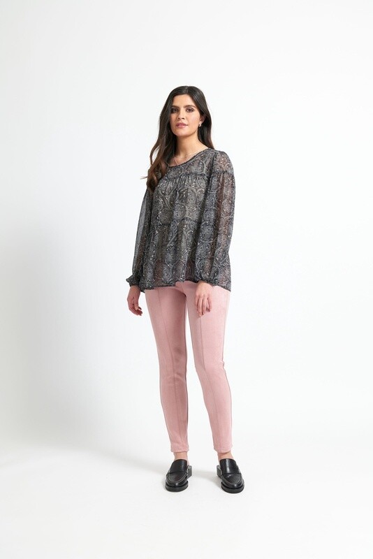 Foil tier up the dance floor top FO7319