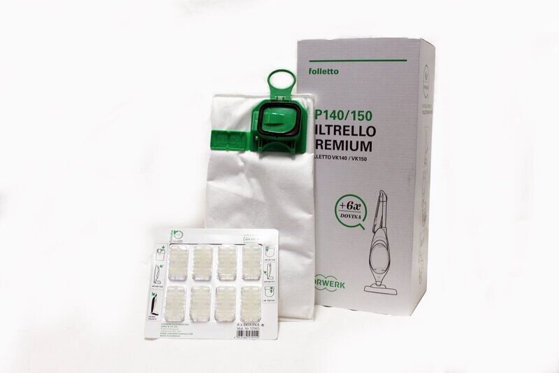 Sacchetti Folletto VK140/150 con Dovina