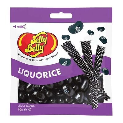 Bonbons Jelly Belly Liquorice Réglisse 70 g