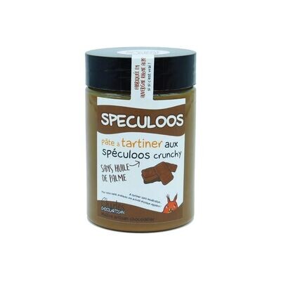 Pâte à tartiner SPECULOOS CRUNCHY sans huile de palme 280 g