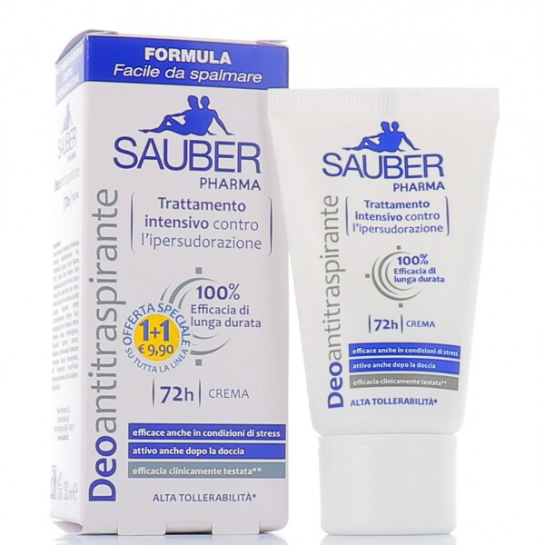 Sauber Pharma deodorante antitraspirante crema