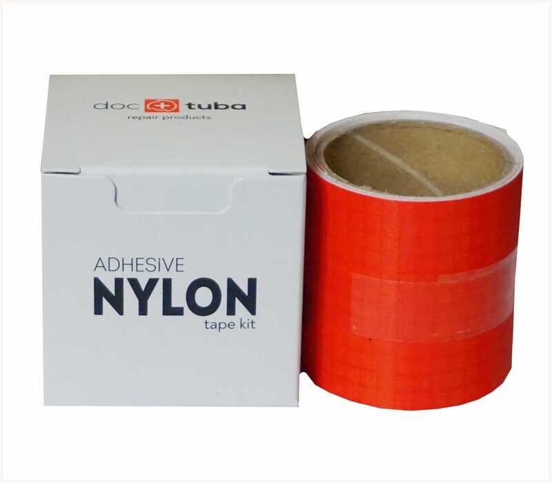 Ripstop Nylon Repair Patch. Red.