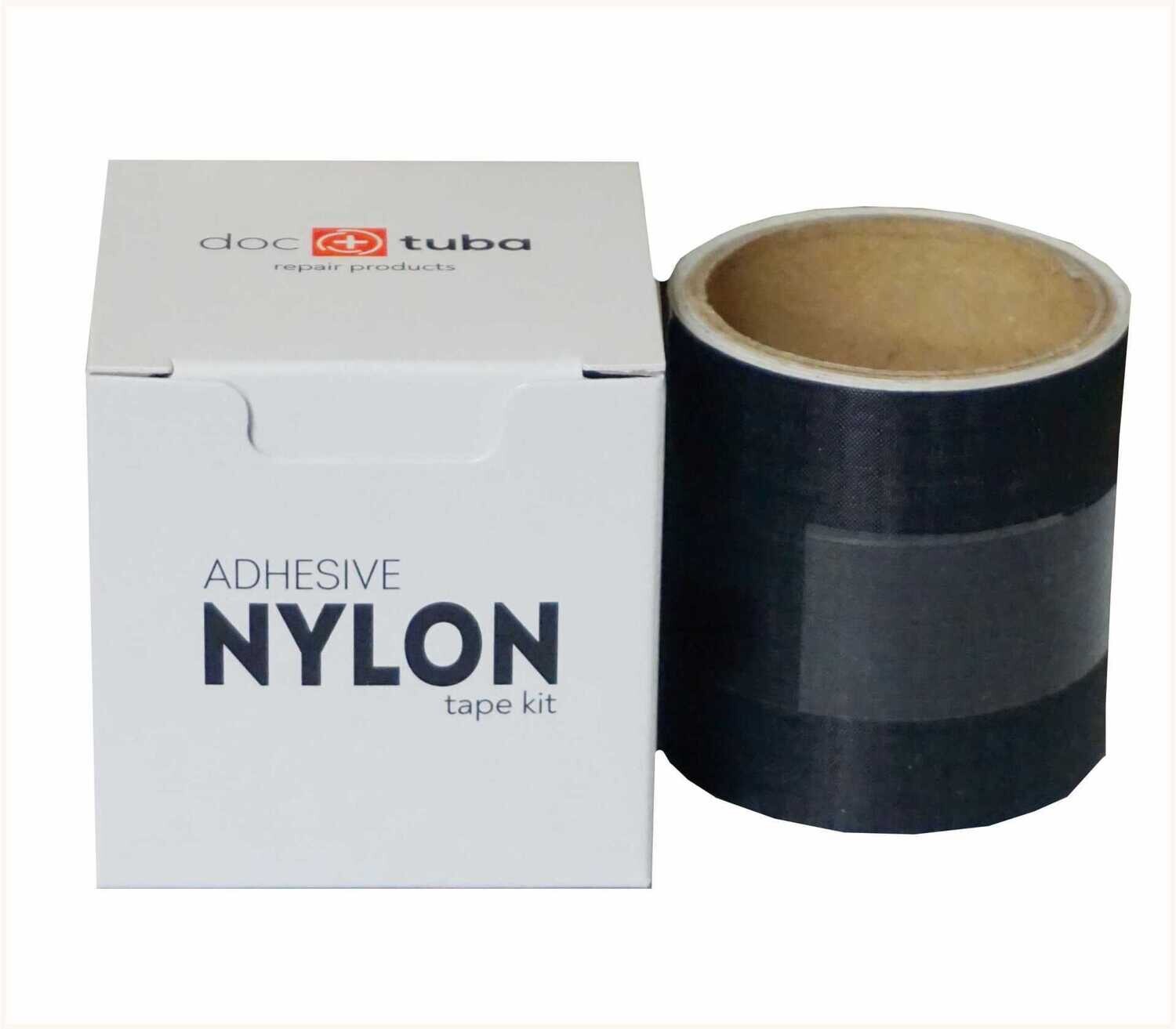 Ripstop Nylon Repair Patch. Black.