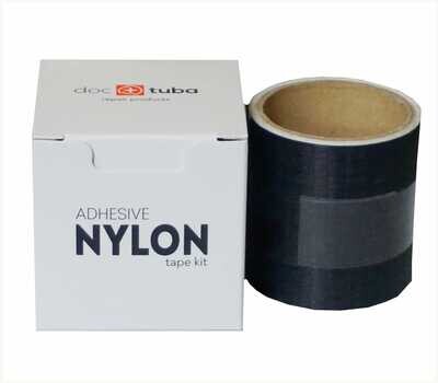 Ripstop Nylon Repair Patch. Black.
