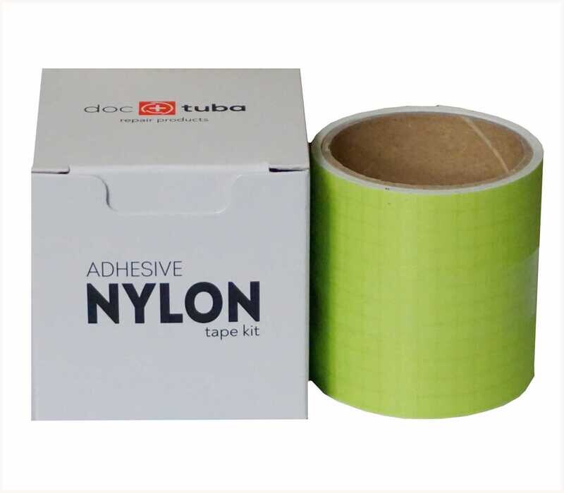 Ripstop Nylon Repair Patch. Lime Green.