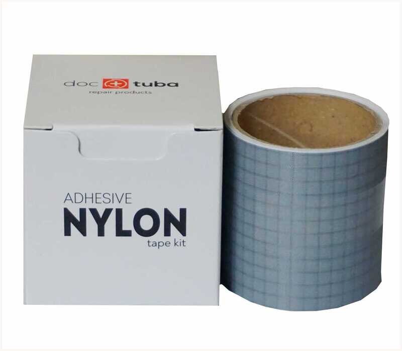 Ripstop Nylon Repair Patch. Grey.