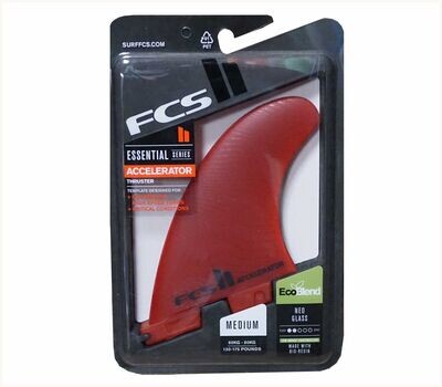 FCS II Accelerator Thruster Fins. Neo Glass. Medium.