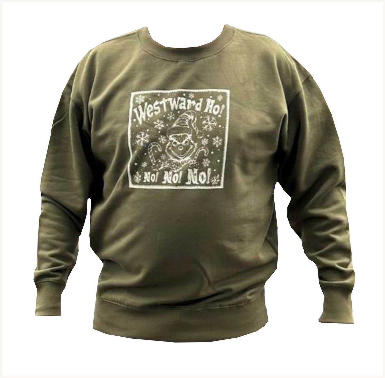 Westward Ho! Ho! Ho! Comfort Christmas Grinch Jumper