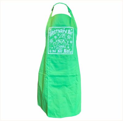 Westward Ho! No! No! NO! Grinch Chefs Apron