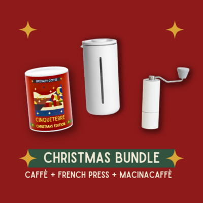 CHRISTMAS BUNDLE – CAFFÈ + FRENCH PRESS TIMEMORE + MACINACAFFÈ TIMEMORE
