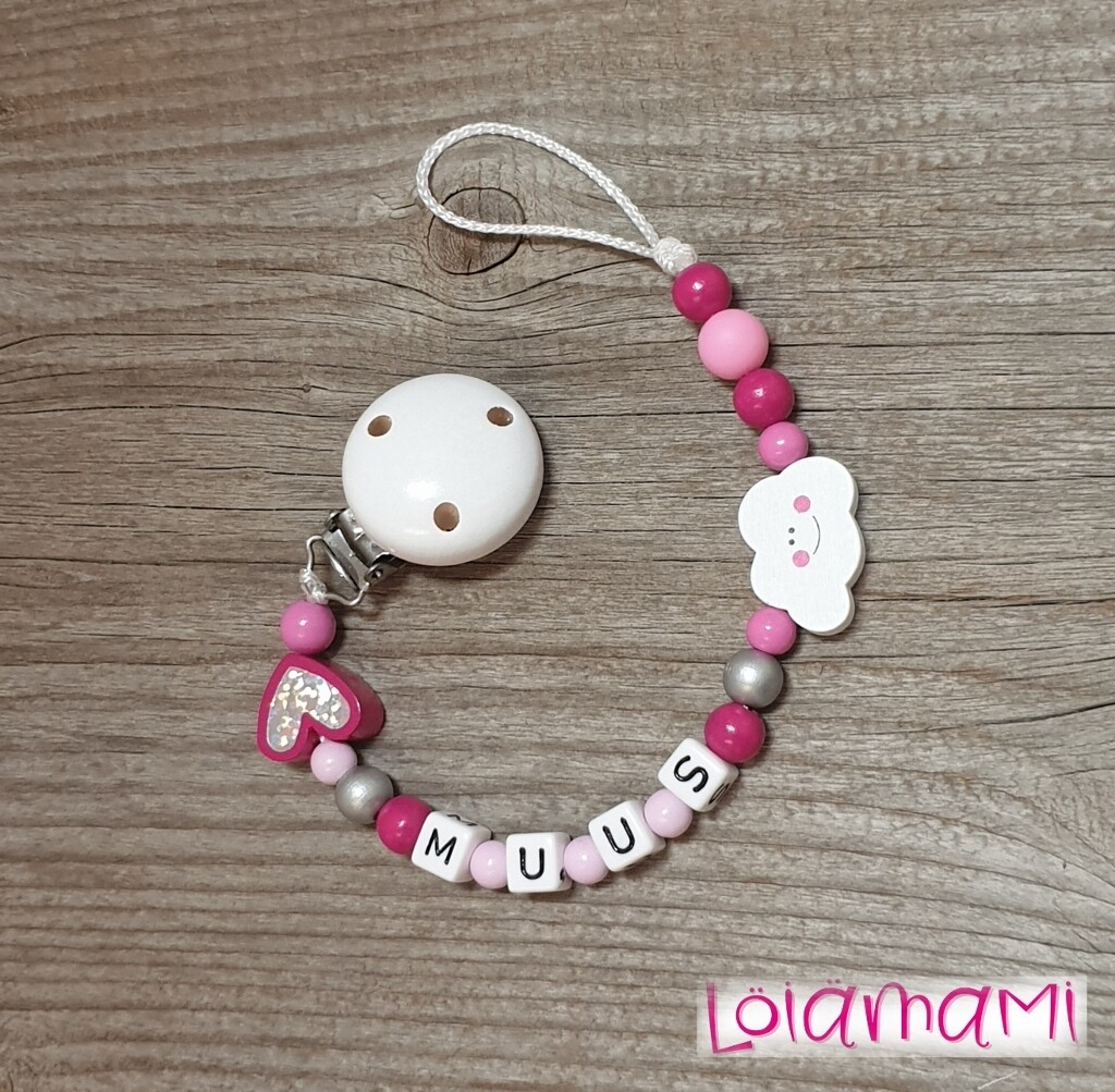Nuggikette mit Text
