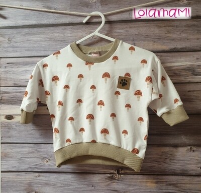 Oversize Shirt Bio Pilze