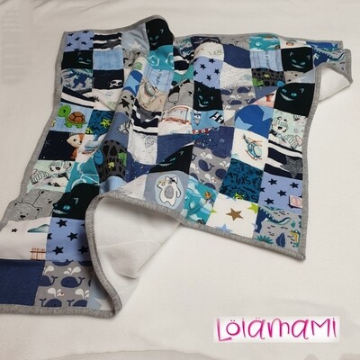 Babydecke Blau