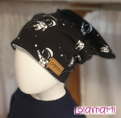 Zipfel-Beanie &quot;lost in space&quot;