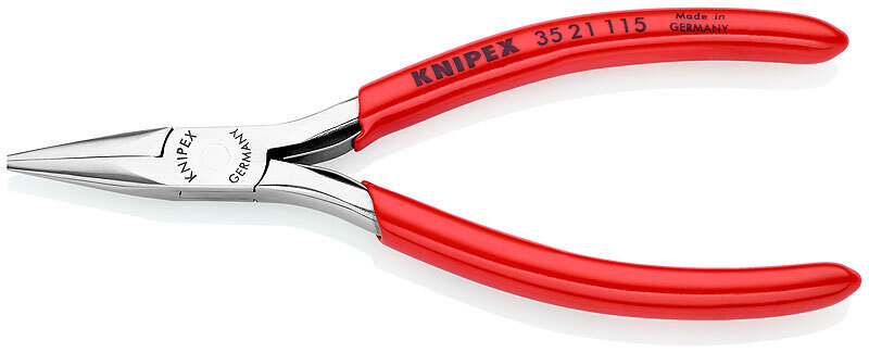 KNIPEX Plakanknaibles satverošās elektronikai DIN ISO 9655, 115 mm, 3521115 