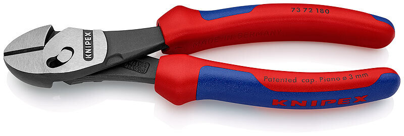 KNIPEX Asknaibles pastiprinātas Twin Force DIN ISO 5749, 180 mm