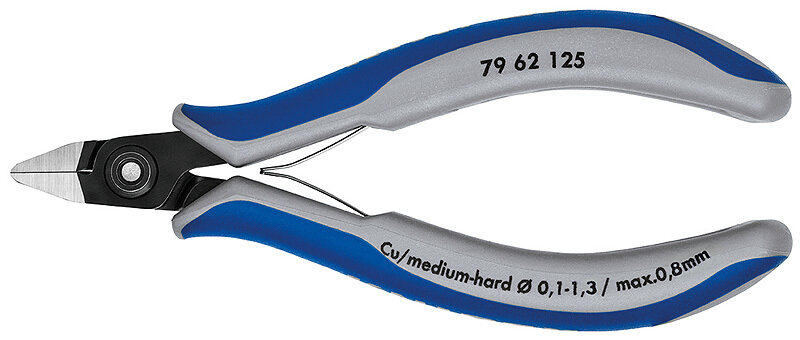 KNIPEX Asknaibles precīzās elektronikai DIN ISO 9654, 125 mm, 7962125