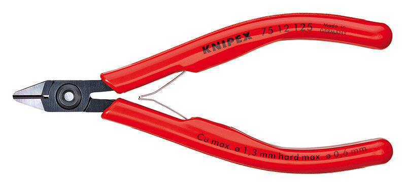 KNIPEX Asknaibles elektronikai DIN ISO 9654, 125 mm, 7512125 