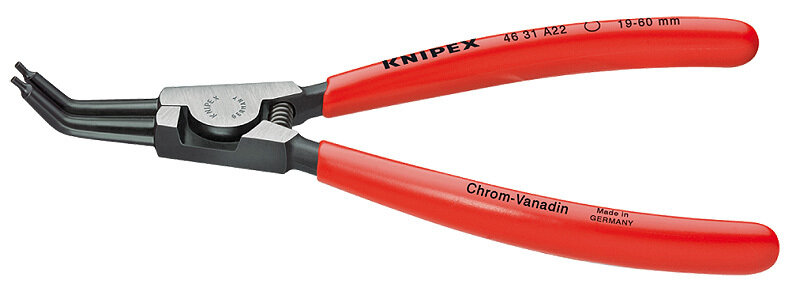 KNIPEX Knaibles ārējo sprostgredzenu noņemšanai, 210 mm, 4631A32 