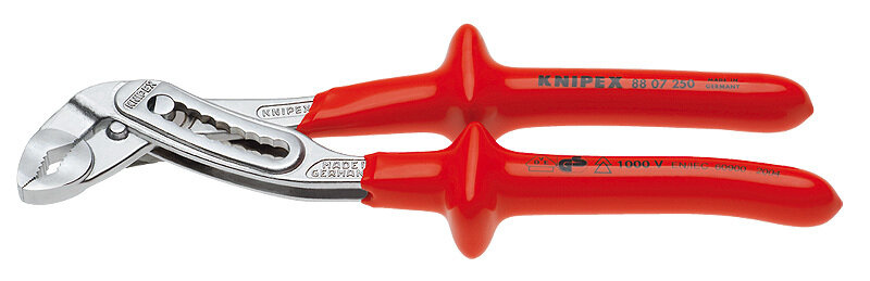 KNIPEX Santehniskā bīdatslēga Alligator 1000V  DIN ISO 8976  IEC 60900  DIN EN 60900, 250 mm, 8807250