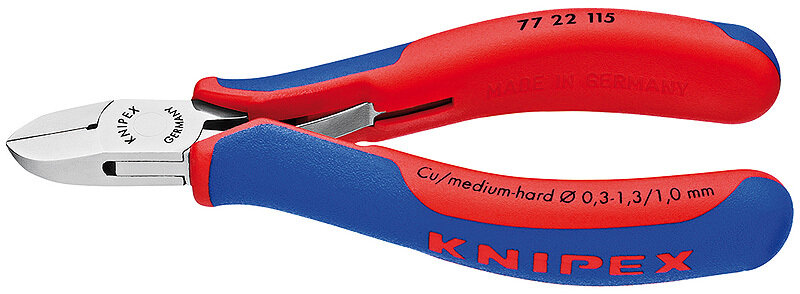 KNIPEX Asknaibles elektronikai DIN ISO 9654, 115 mm, 7722115