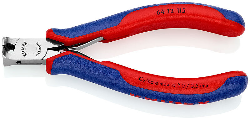 KNIPEX Gala asknaibles elektronikai DIN ISO 9654, 115 mm