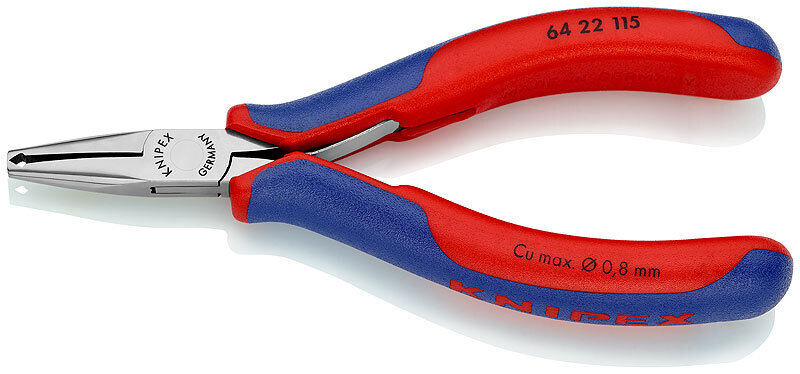 KNIPEX Gala asknaibles elektronikai DIN ISO 9654, 115 mm