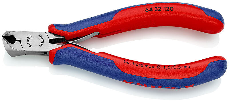 KNIPEX Gala asknaibles elektronikai DIN ISO 9654, 120 mm
