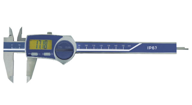 MIB Messzeuge Elektroniskais bīdmērs 150mm, induktīvs, preciz. 0,03mm, 02026310, digitālais