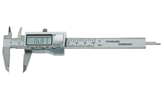 MIB Messzeuge Elektroniskais bīdmērs 100mm, preciz. 0,03mm, mazais, 02026085, digitālais